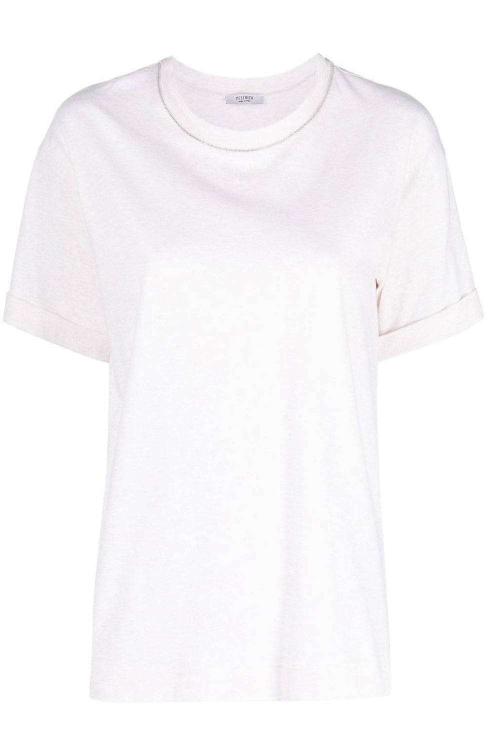 Contrast-trim T-shirt