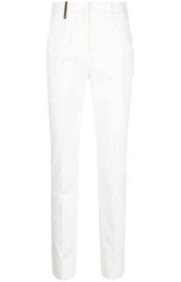 High-waist tailored trousers