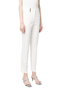 High-waist tailored trousers