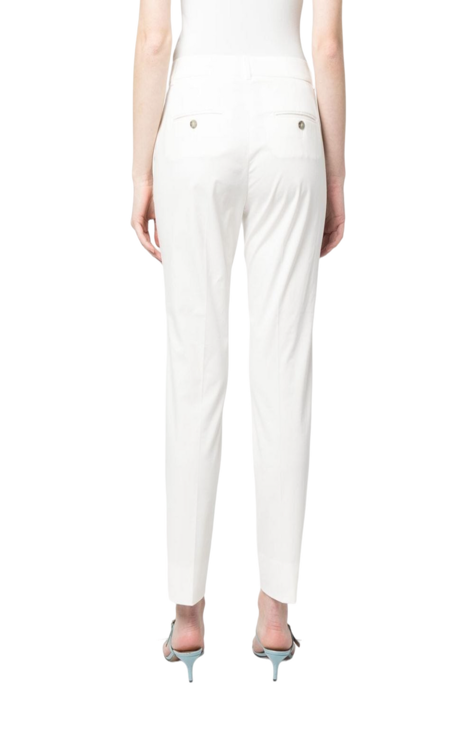 High-waist tailored trousers