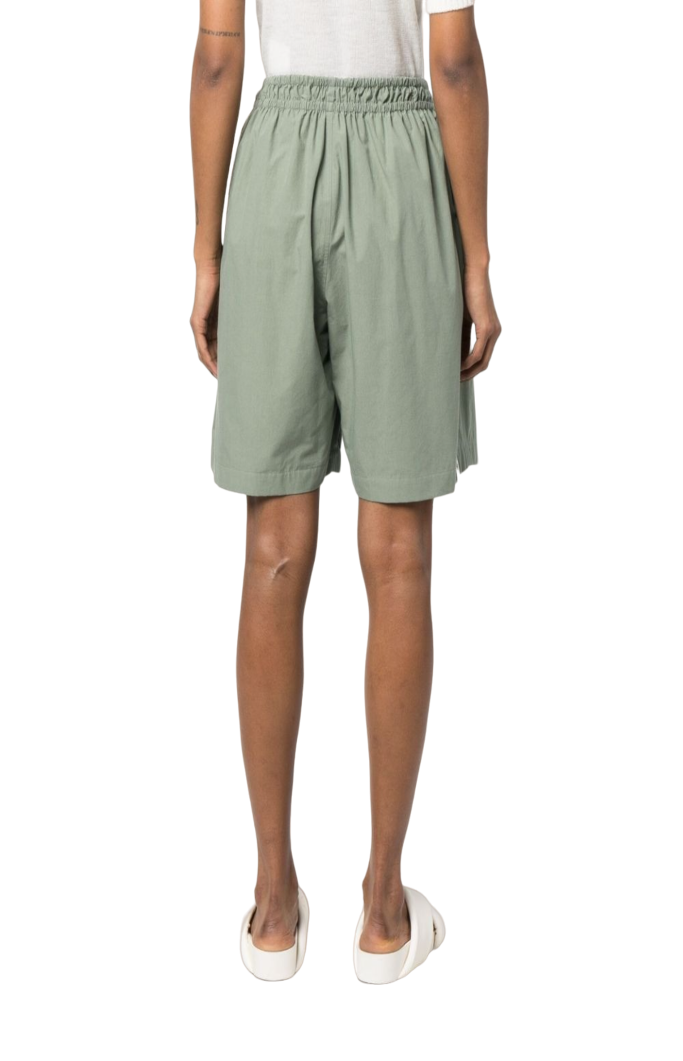 Load image into Gallery viewer, Drawstring-waist cotton shorts