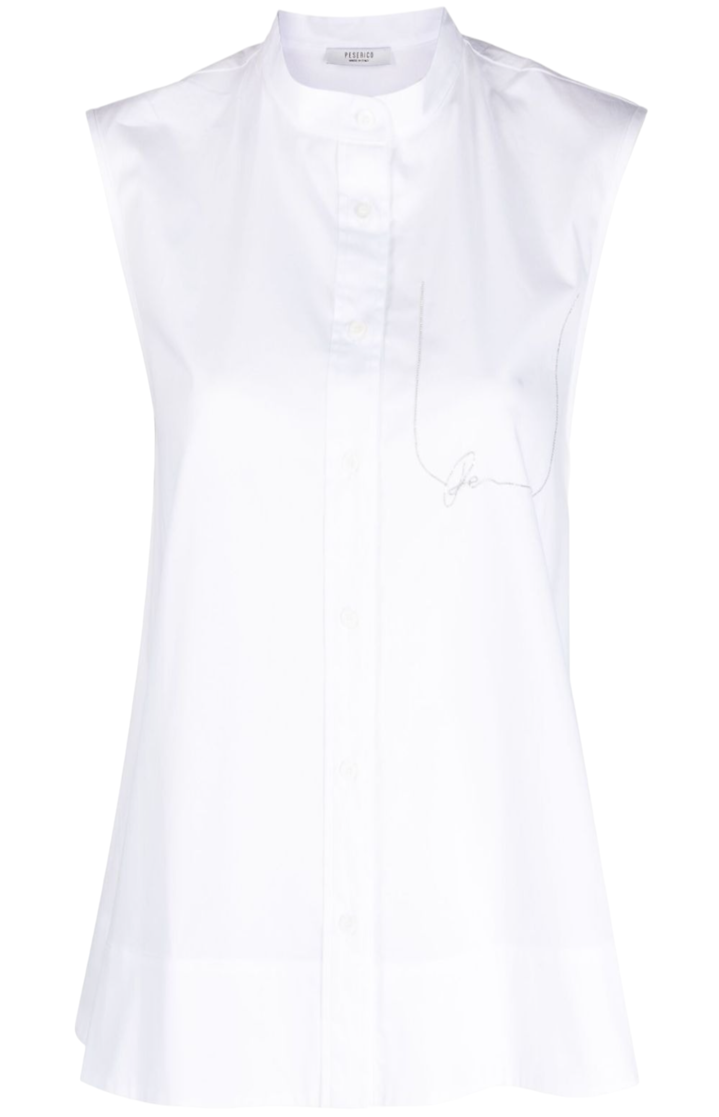 Load image into Gallery viewer, Crystal embellished sleeveless shirt