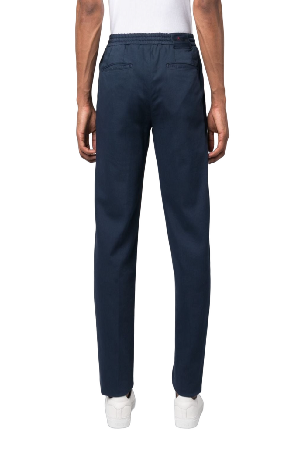 Straight-leg cotton trousers