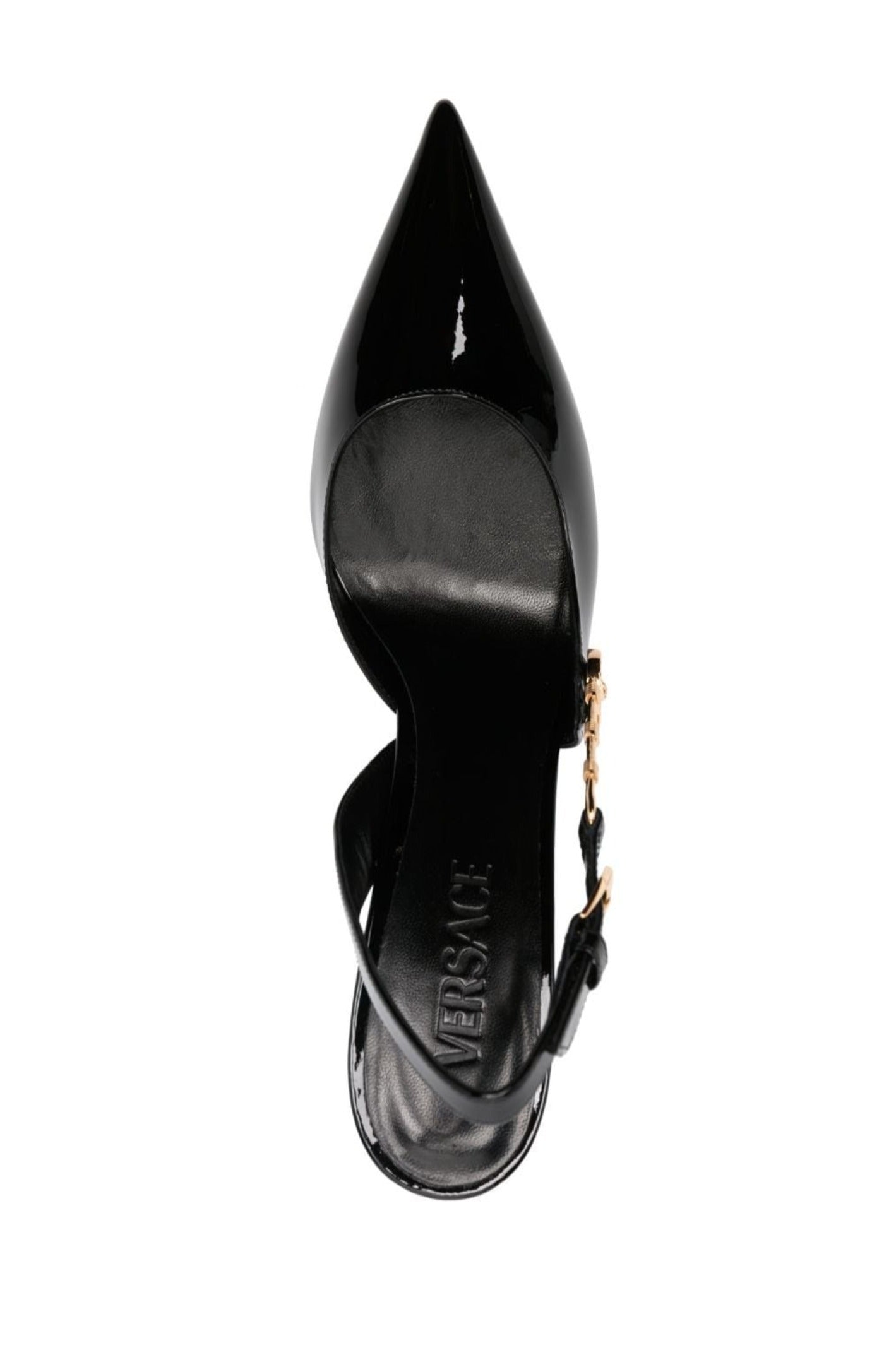 Load image into Gallery viewer, Safety Pin 85mm slingback pumps