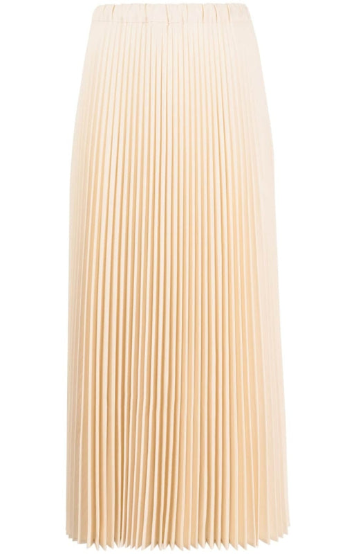 Pleated midi skirt