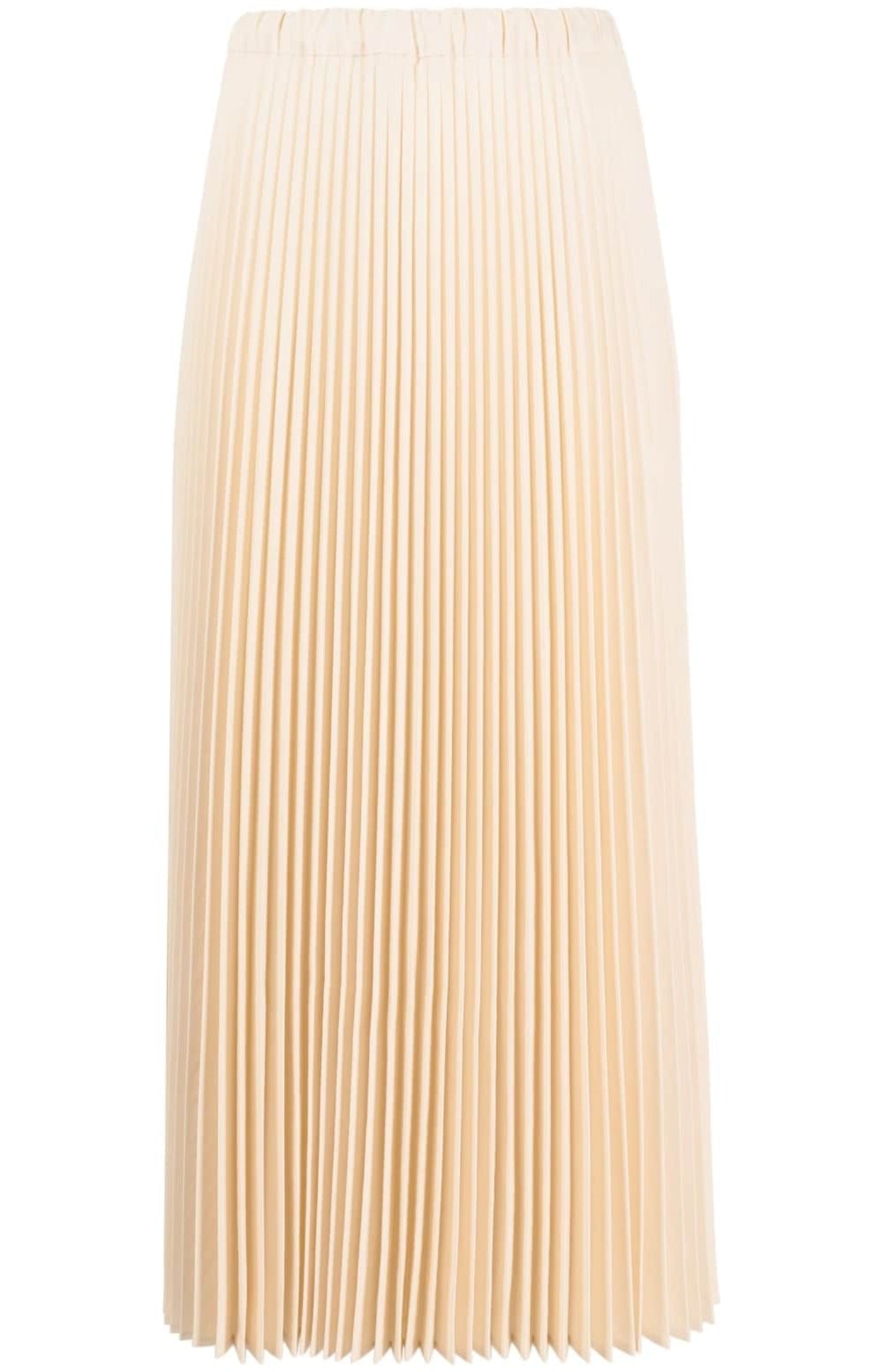 Pleated midi skirt