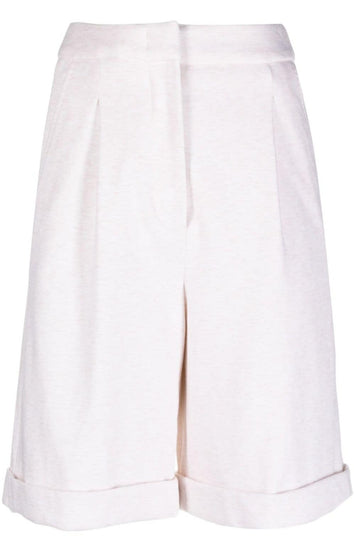 Straight-leg tailored shorts