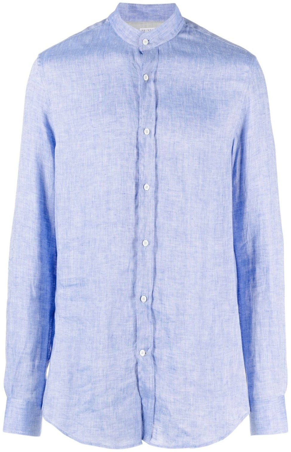 Long-sleeve linen shirt