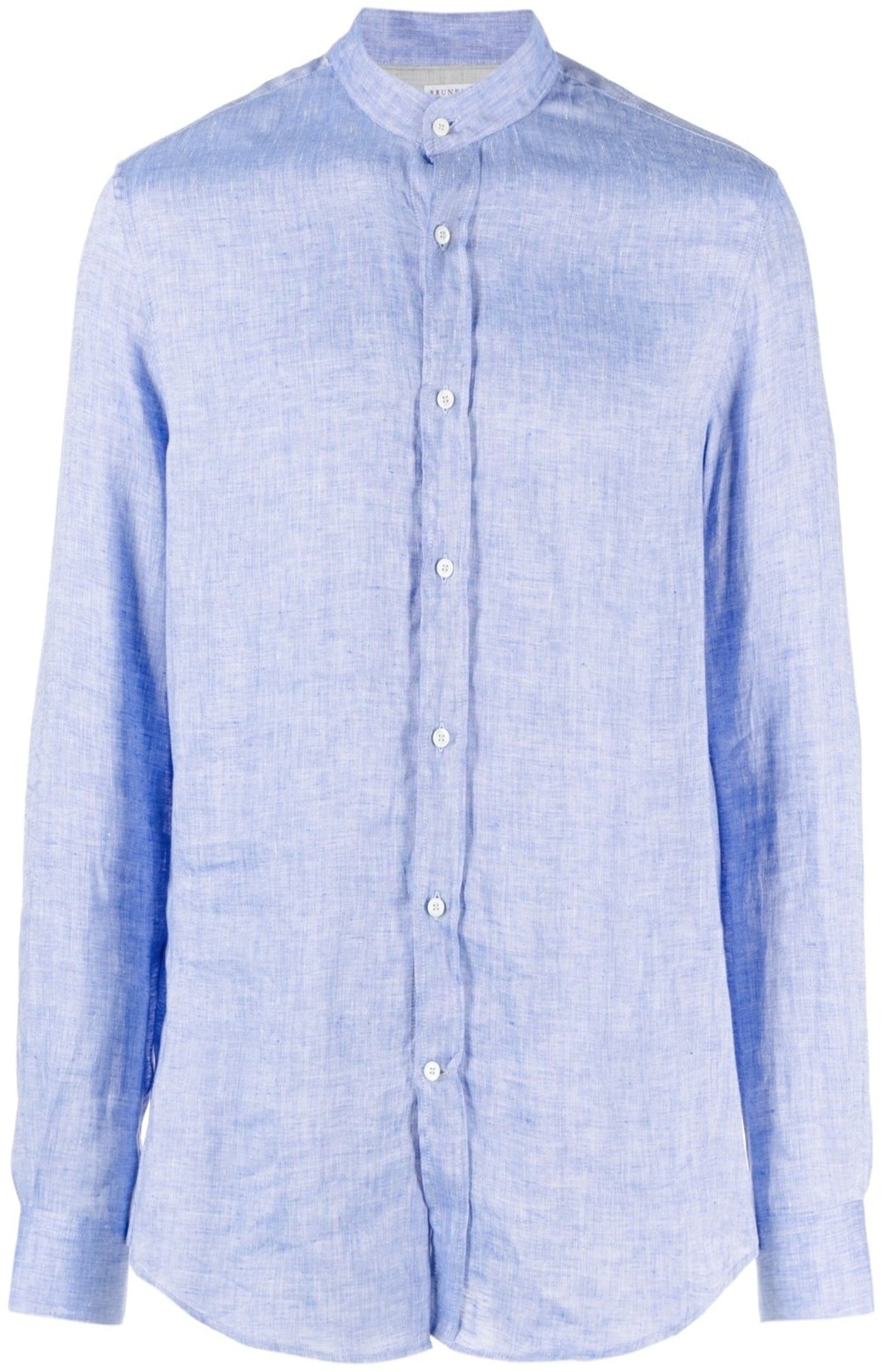 Long-sleeve linen shirt