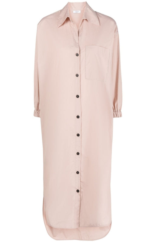 Three-quarter-sleeve shirt dress