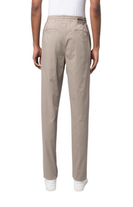 Logo-patch tailored trousers