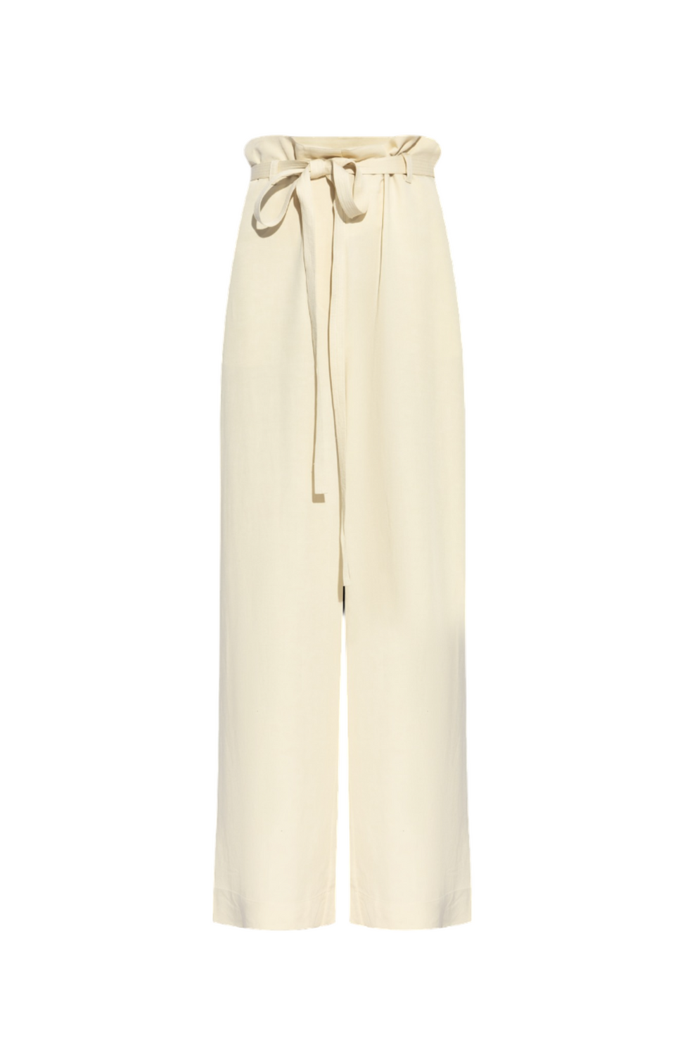 Loose cream trousers