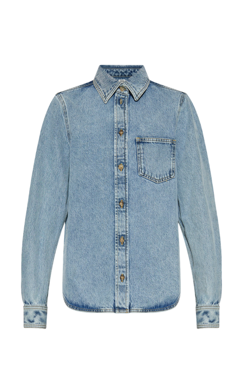 Petite denim shirt