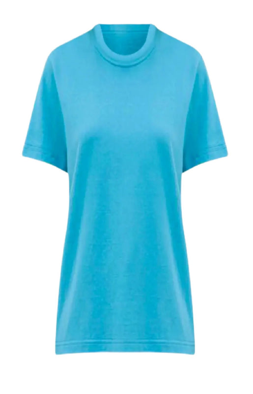 Blue cotton T-shirt