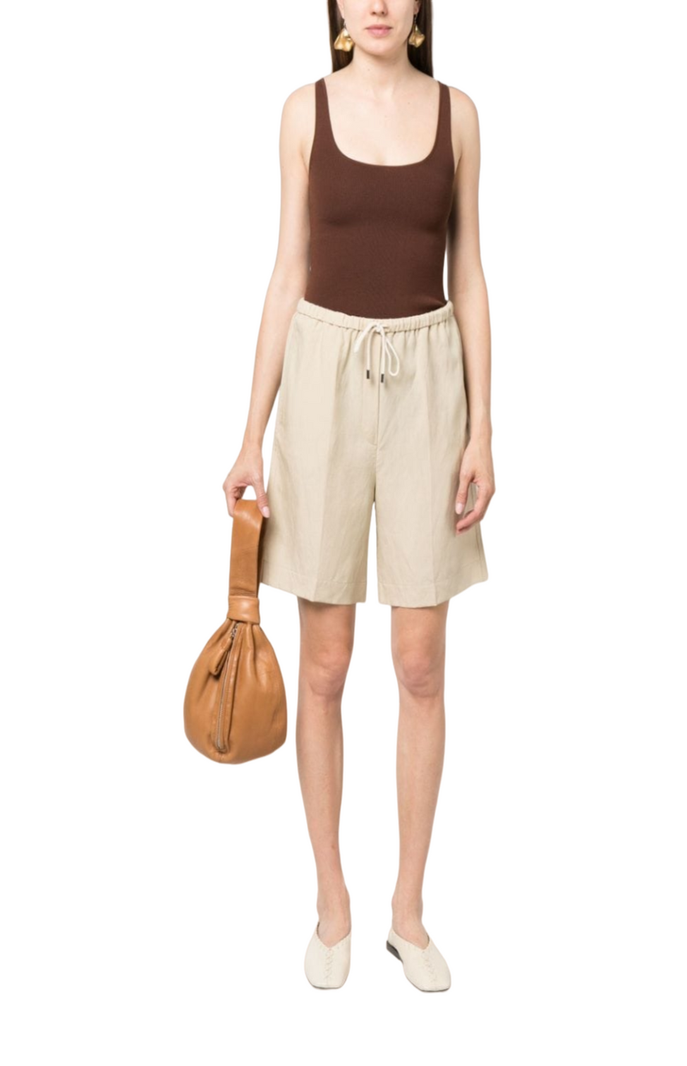 Pressed-crease shorts