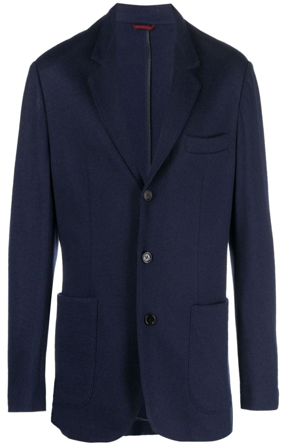 Single-breasted cashmere blazer