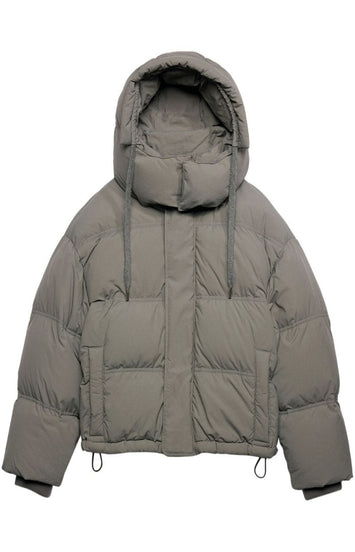 Padded long-sleeved jacket