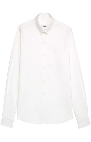 Button-down cotton shirt