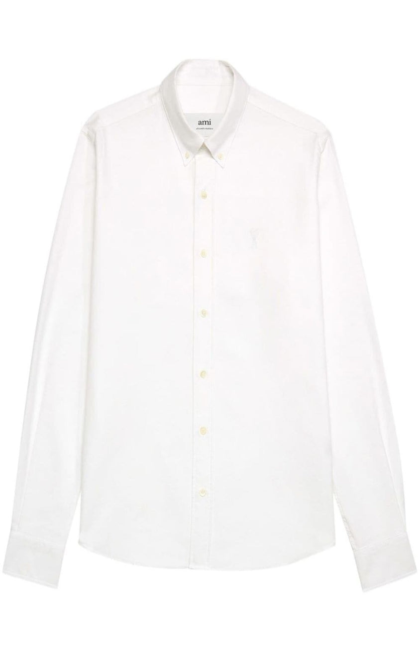 Button-down cotton shirt