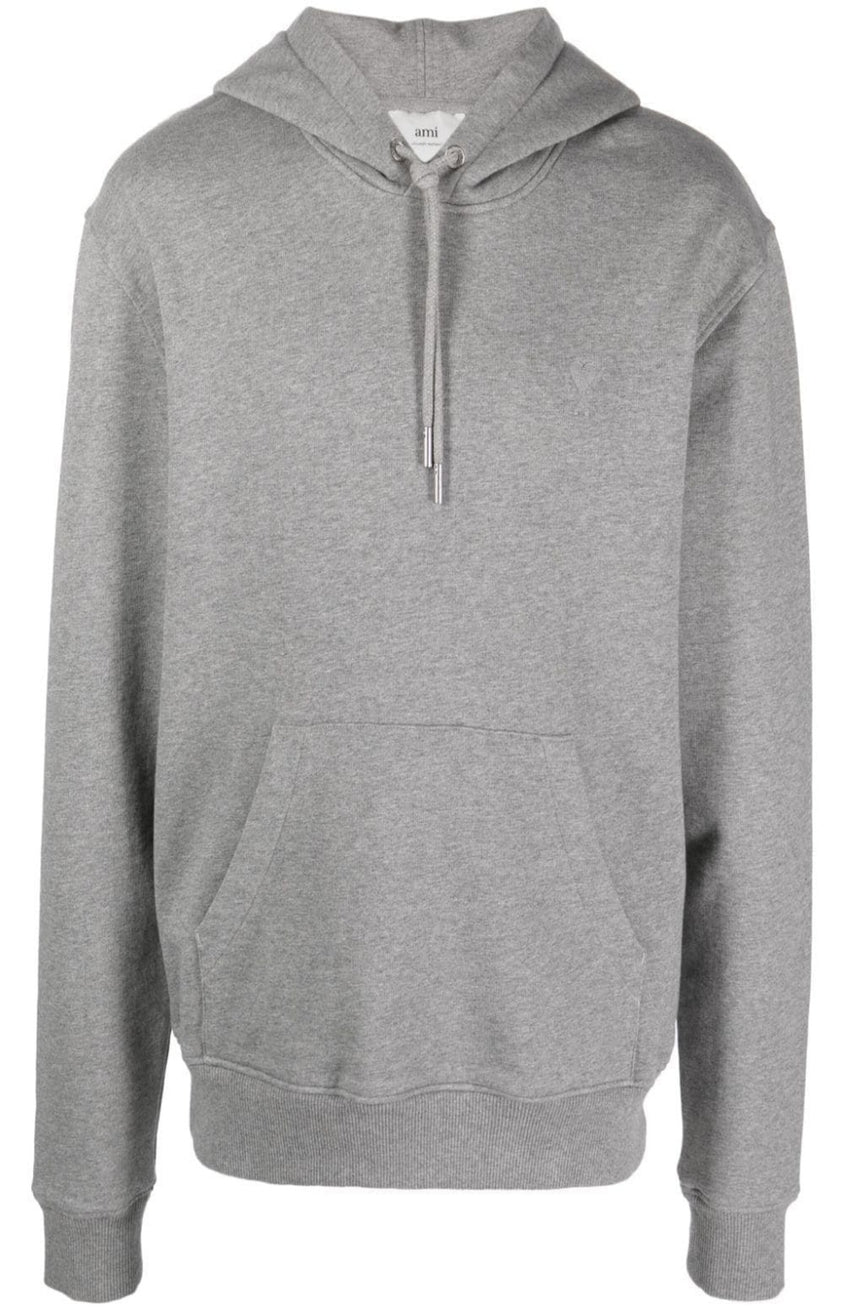 Logo-embroidered organic-cotton hoodie