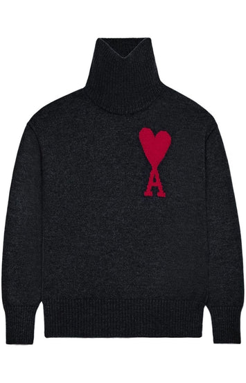 Ami de Coeur high-neck  jumper