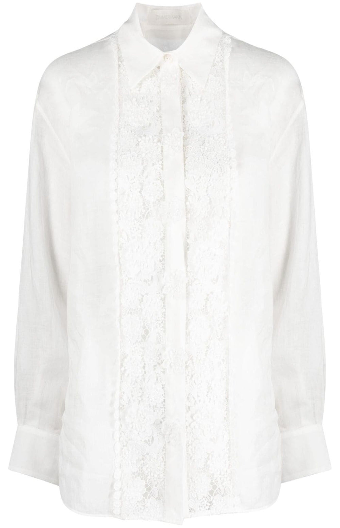 Load image into Gallery viewer, Raie lace-panel shirt