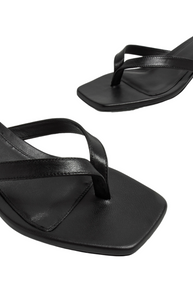 The flip-flop heel sandals