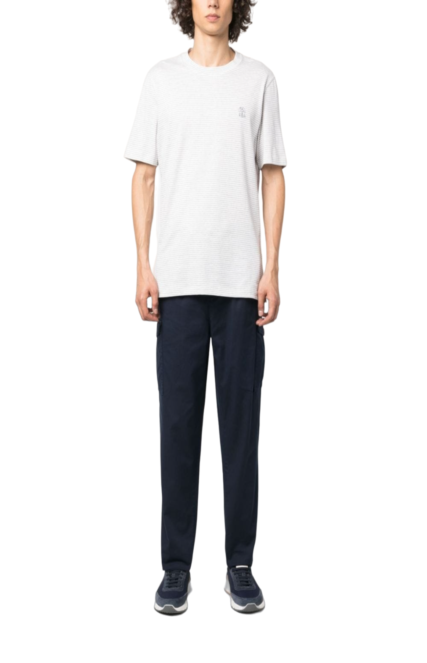 Load image into Gallery viewer, Drawstring straight-leg trousers