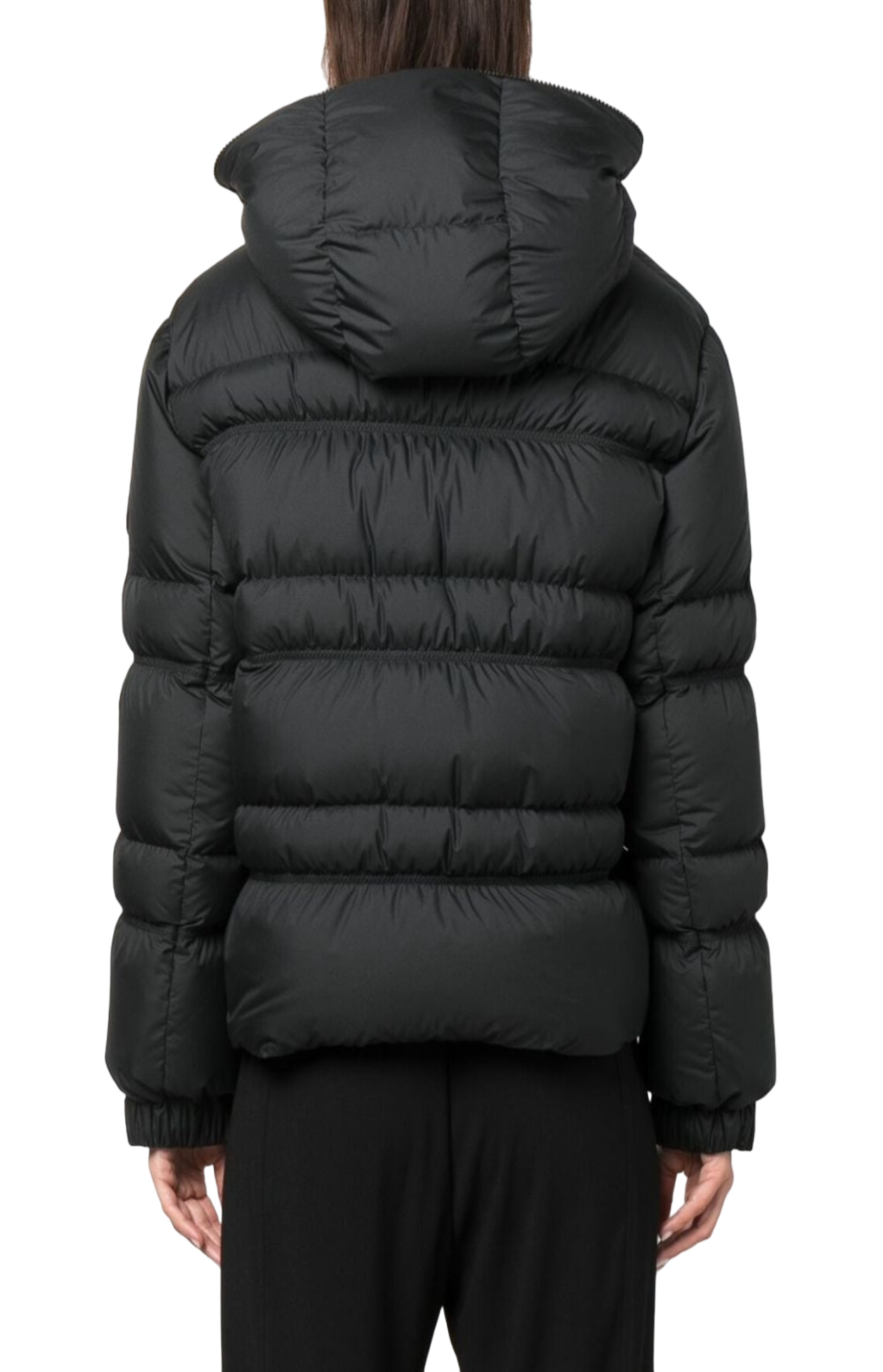 Load image into Gallery viewer, Hooded zipped puffer jacket