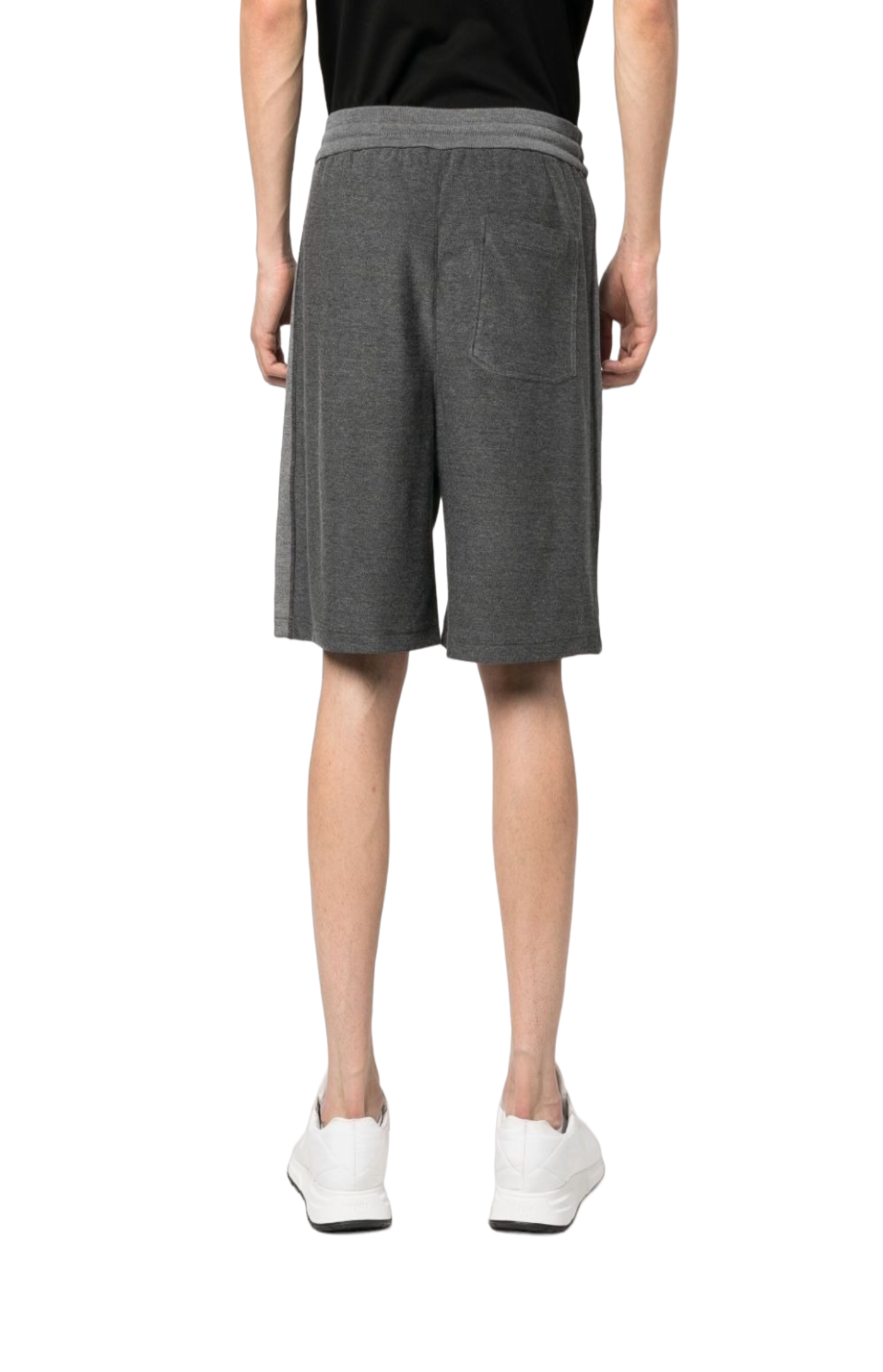 Load image into Gallery viewer, Elasticated flannel track shorts