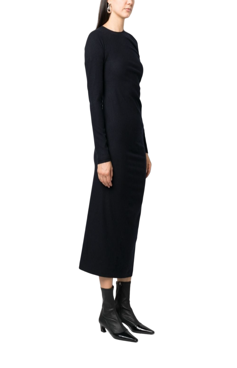 Long-sleeve maxi dress