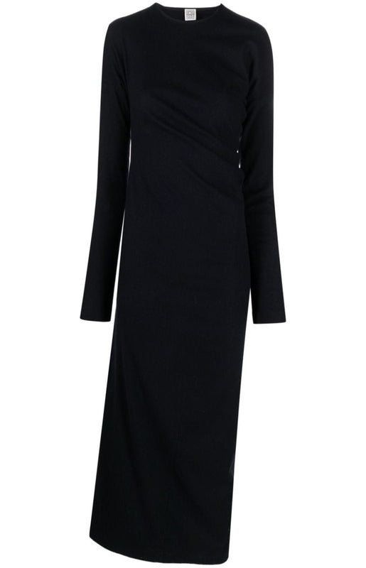 Long-sleeve maxi dress