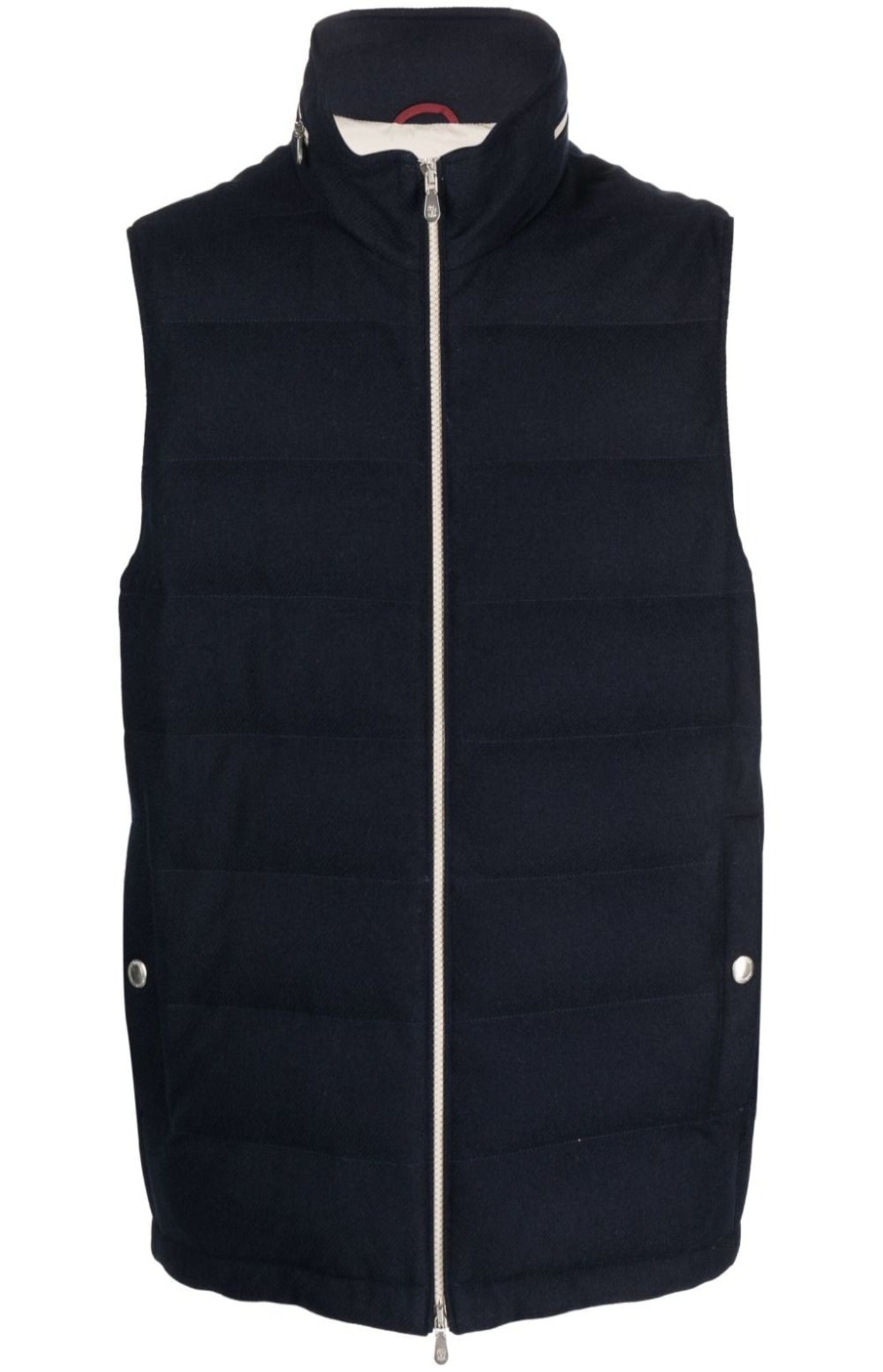 Load image into Gallery viewer, High-neck zip-fastening gilet