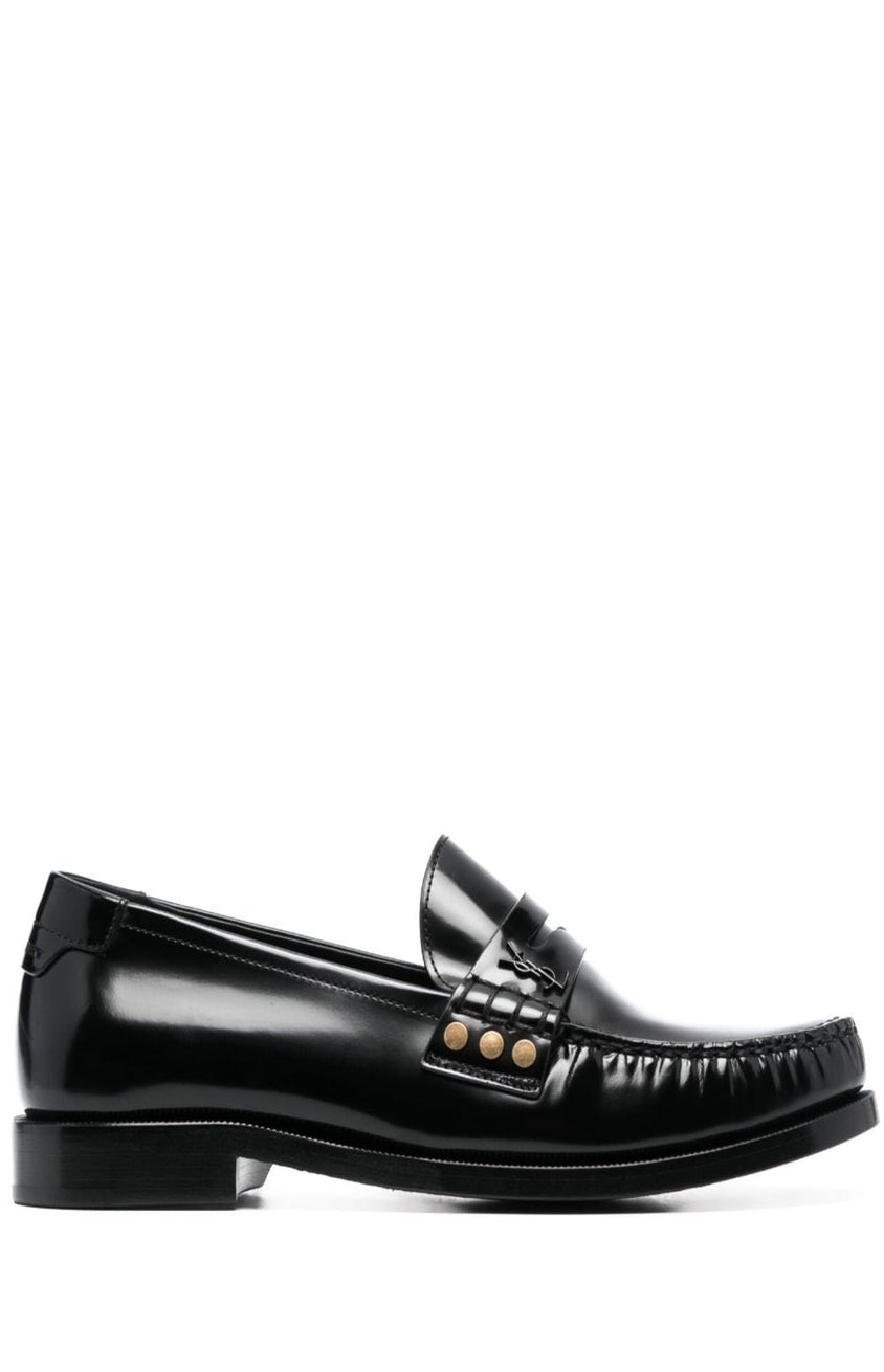 Schuhe penny-slot leather loafers