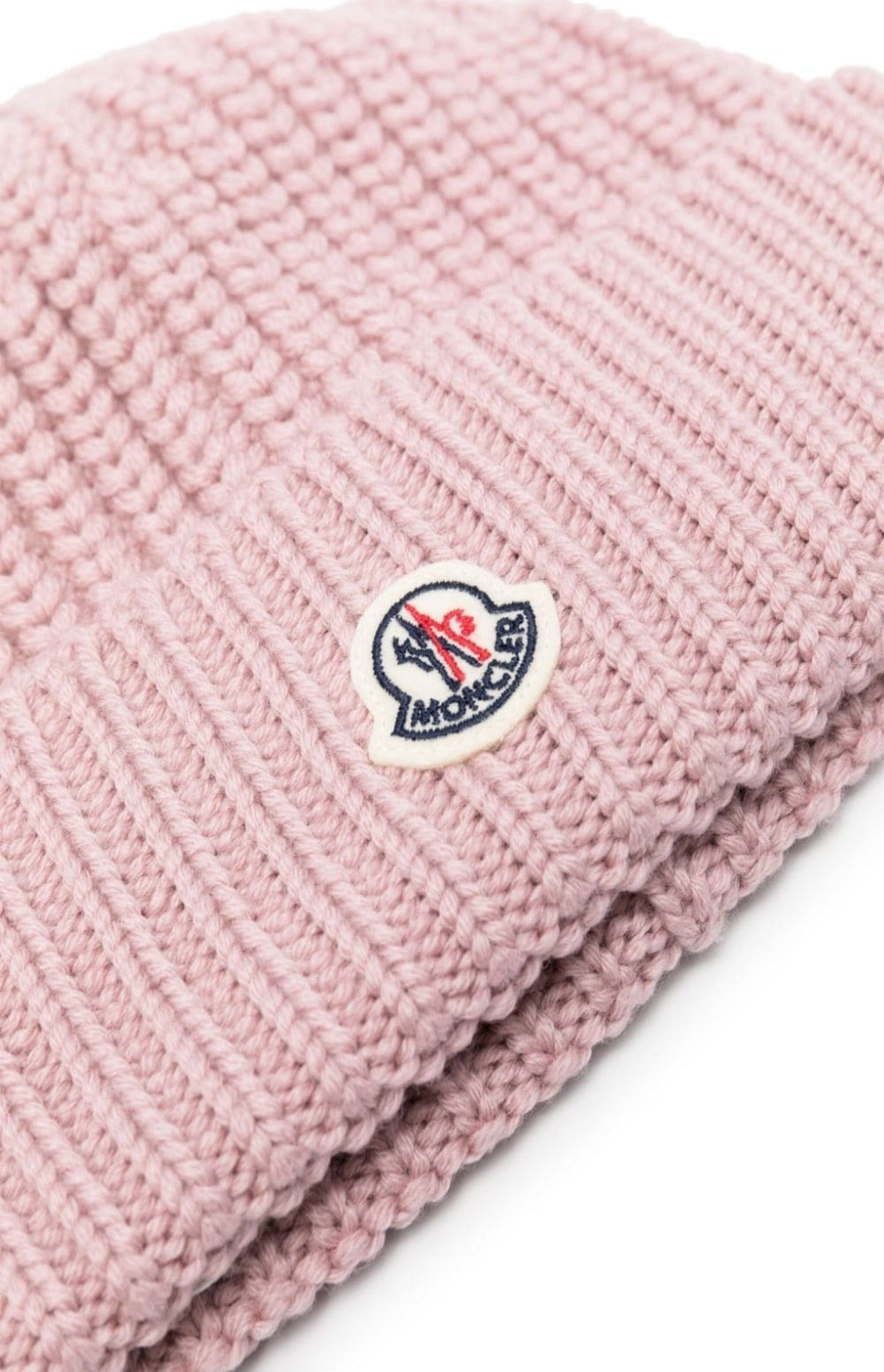 Load image into Gallery viewer, Logo-patch ribbed-knit beanie