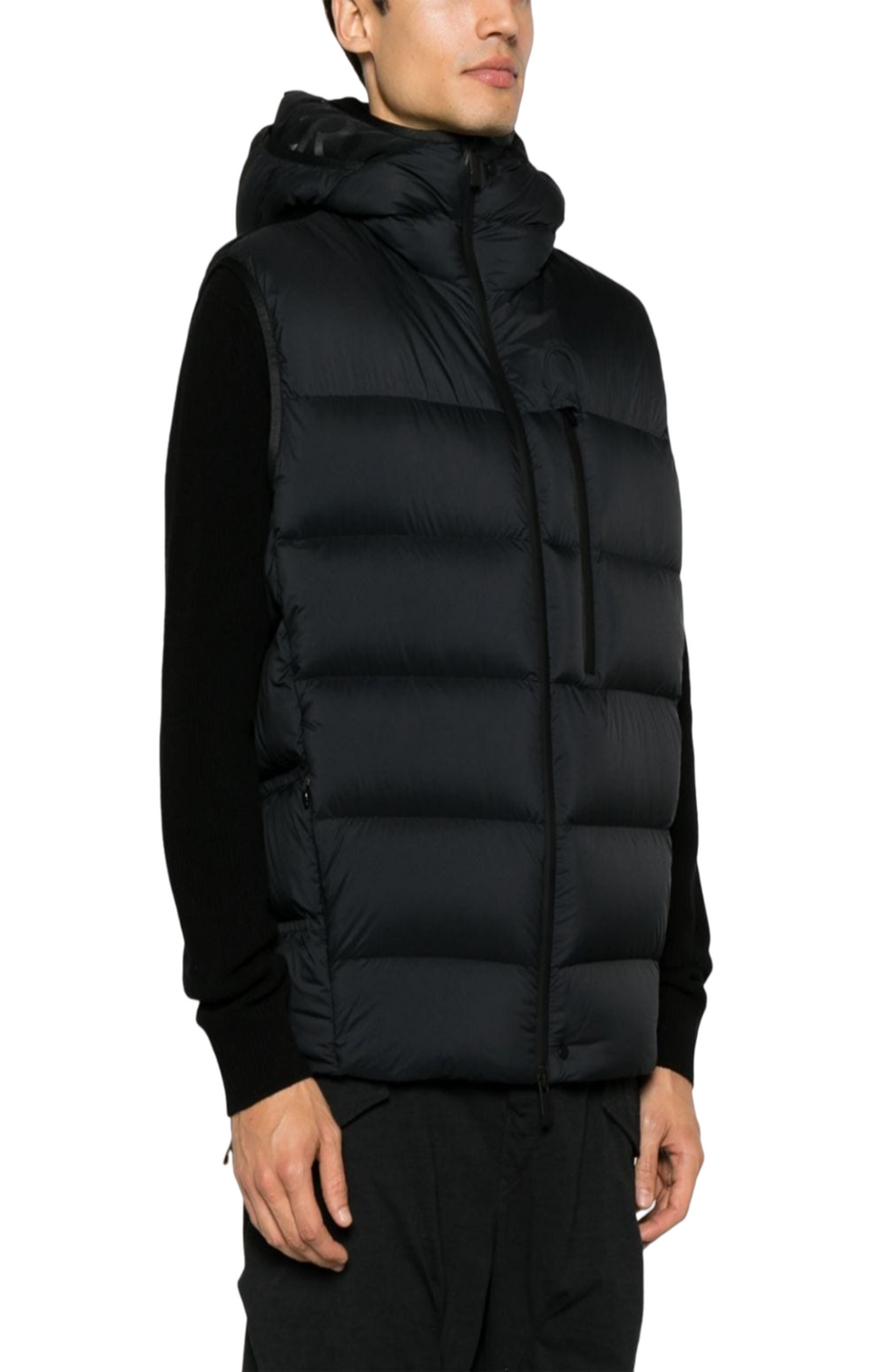 Padded hooded gilet