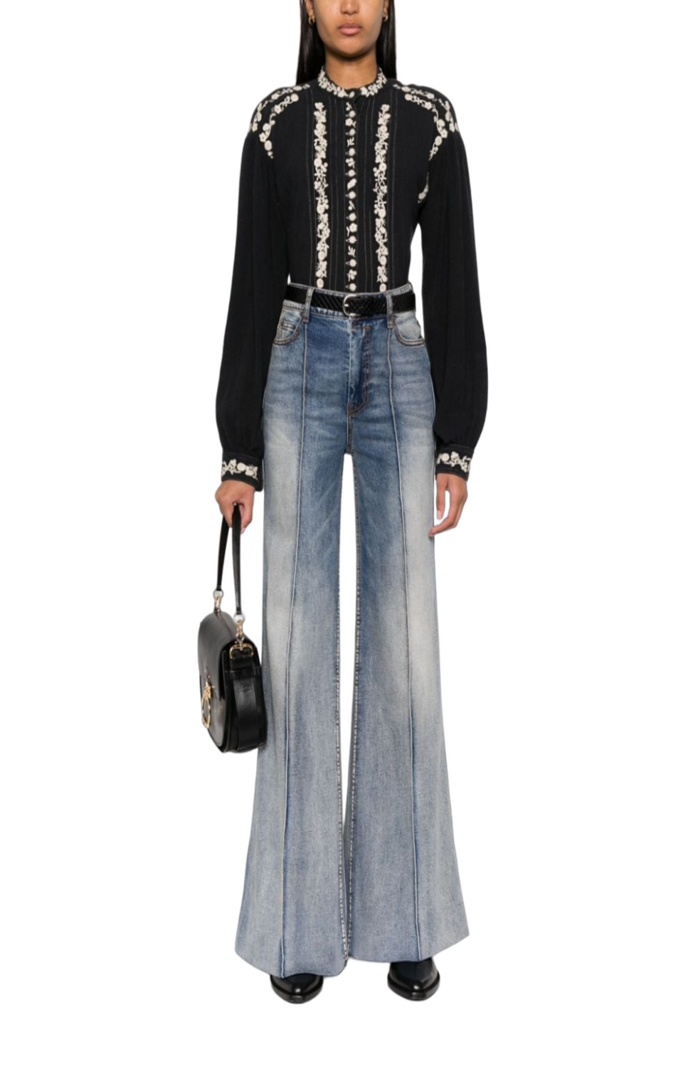 Luminosity wide-leg jeans