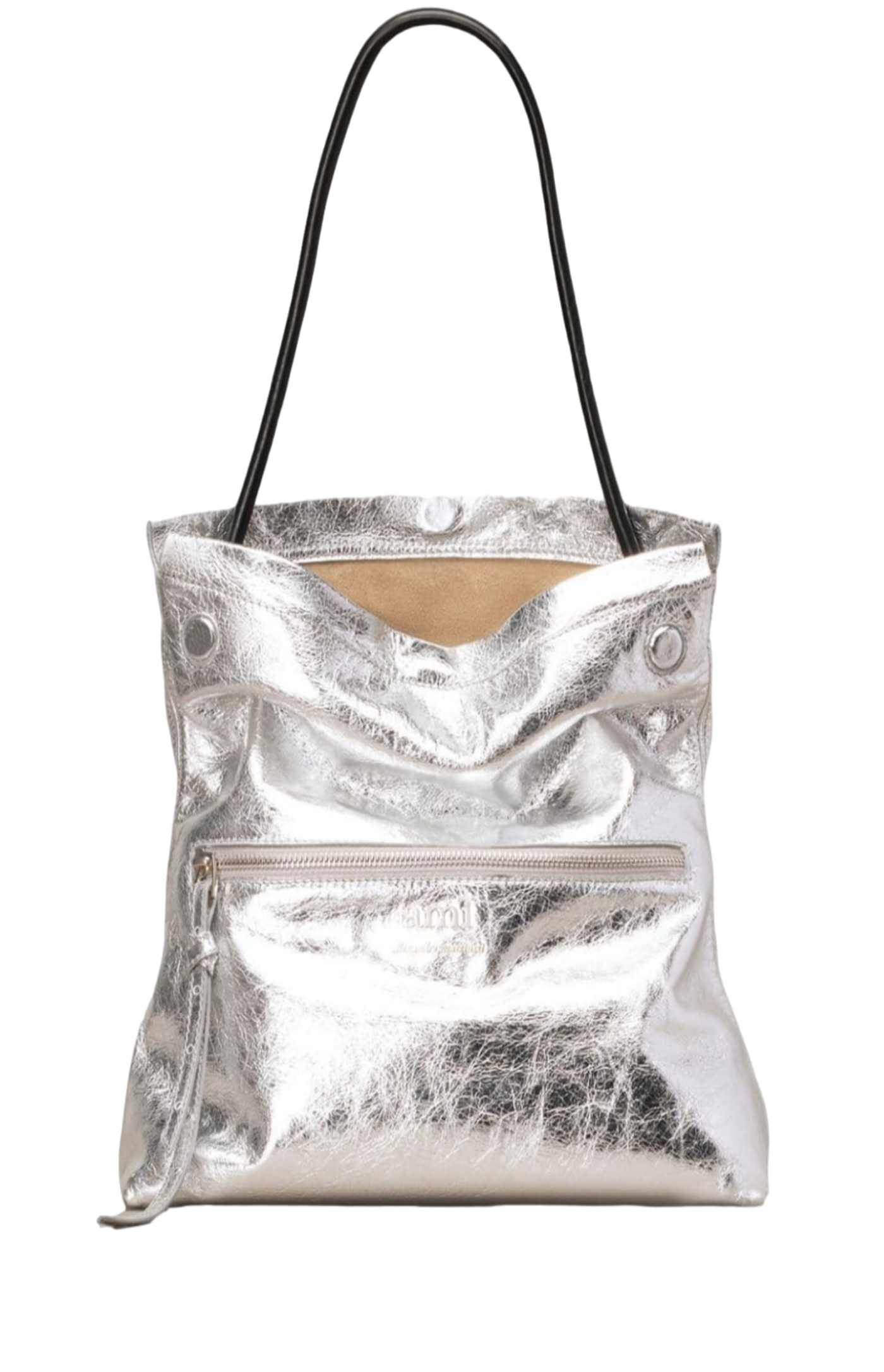 Load image into Gallery viewer, Metallic folded shoulder bag