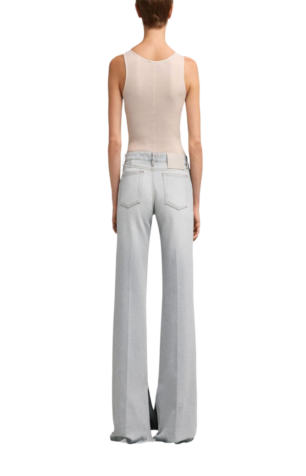 High-rise wide-leg jeans