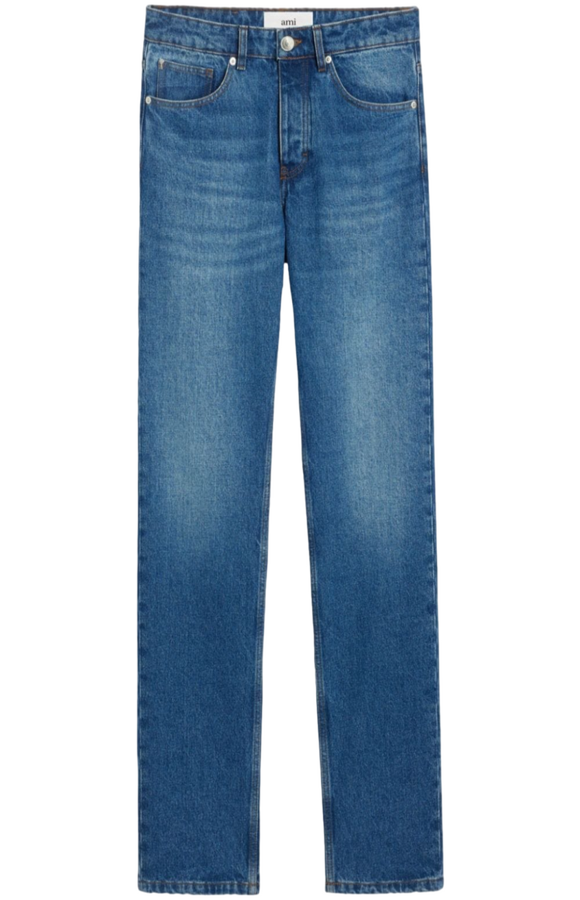 Straight-leg jeans