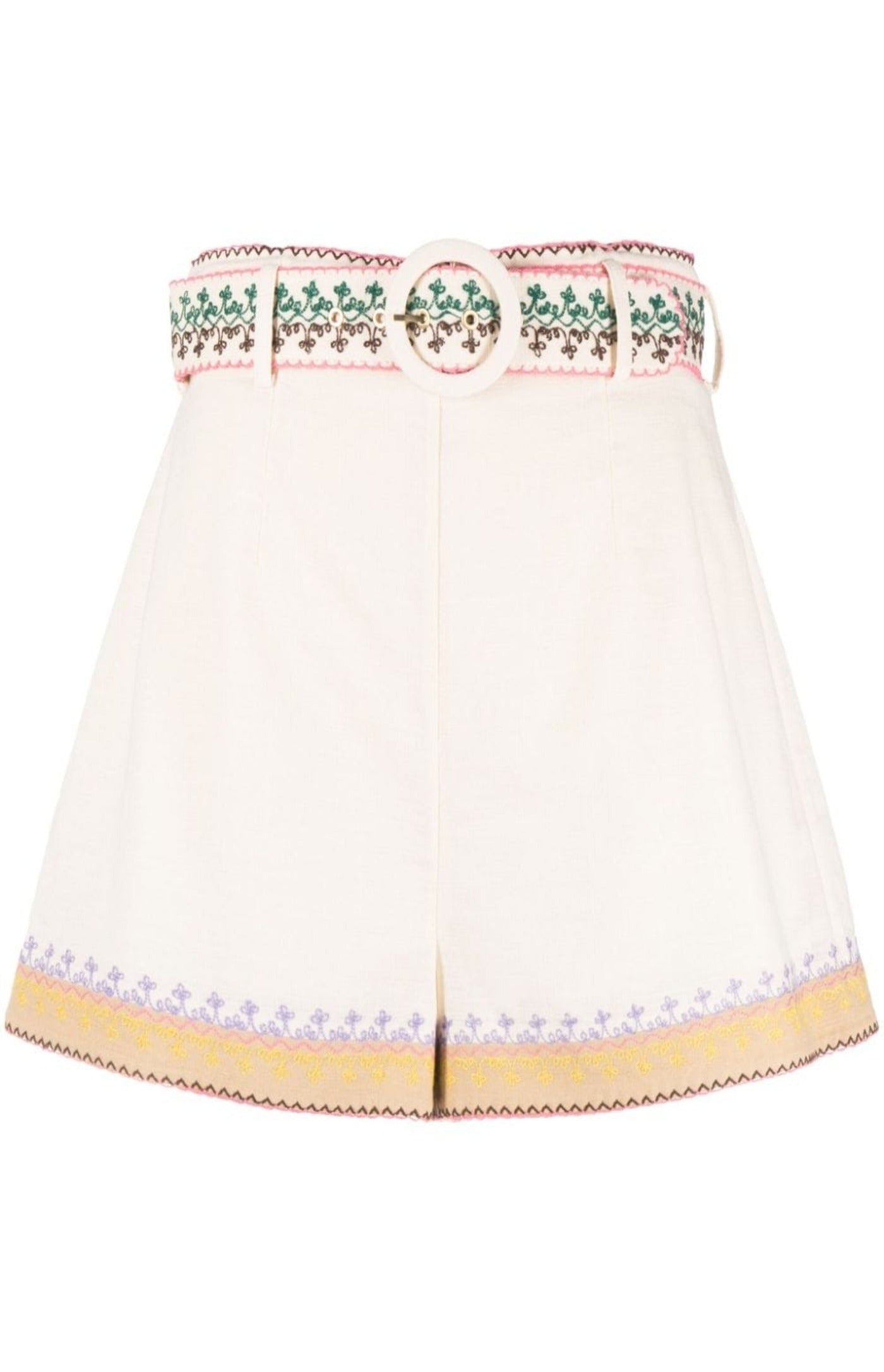 August embroidered shorts