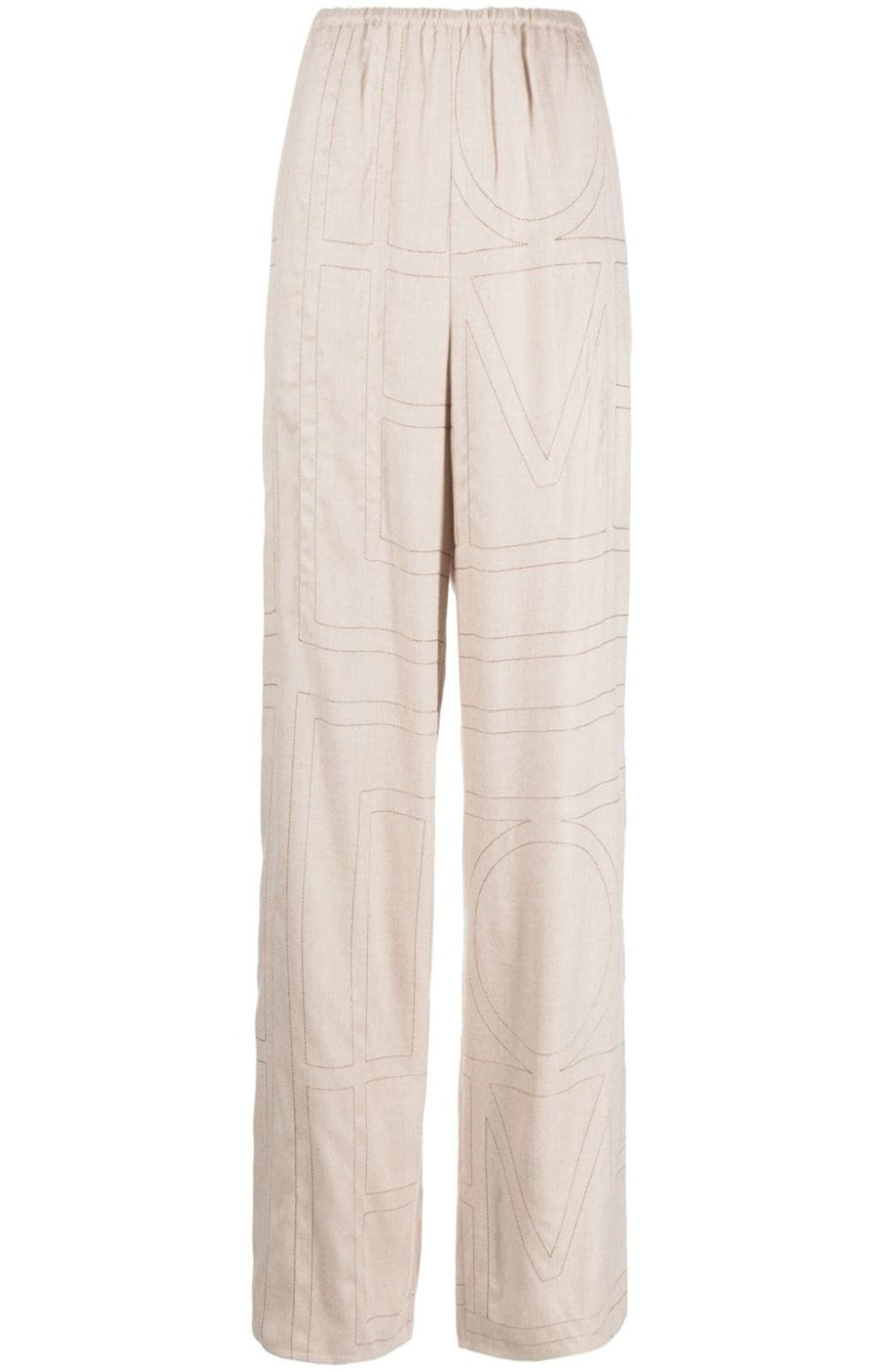 Load image into Gallery viewer, Stich-embellished tapered trousers
