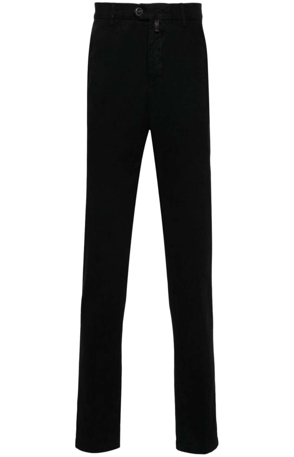 Mid-rise straight-leg chinos