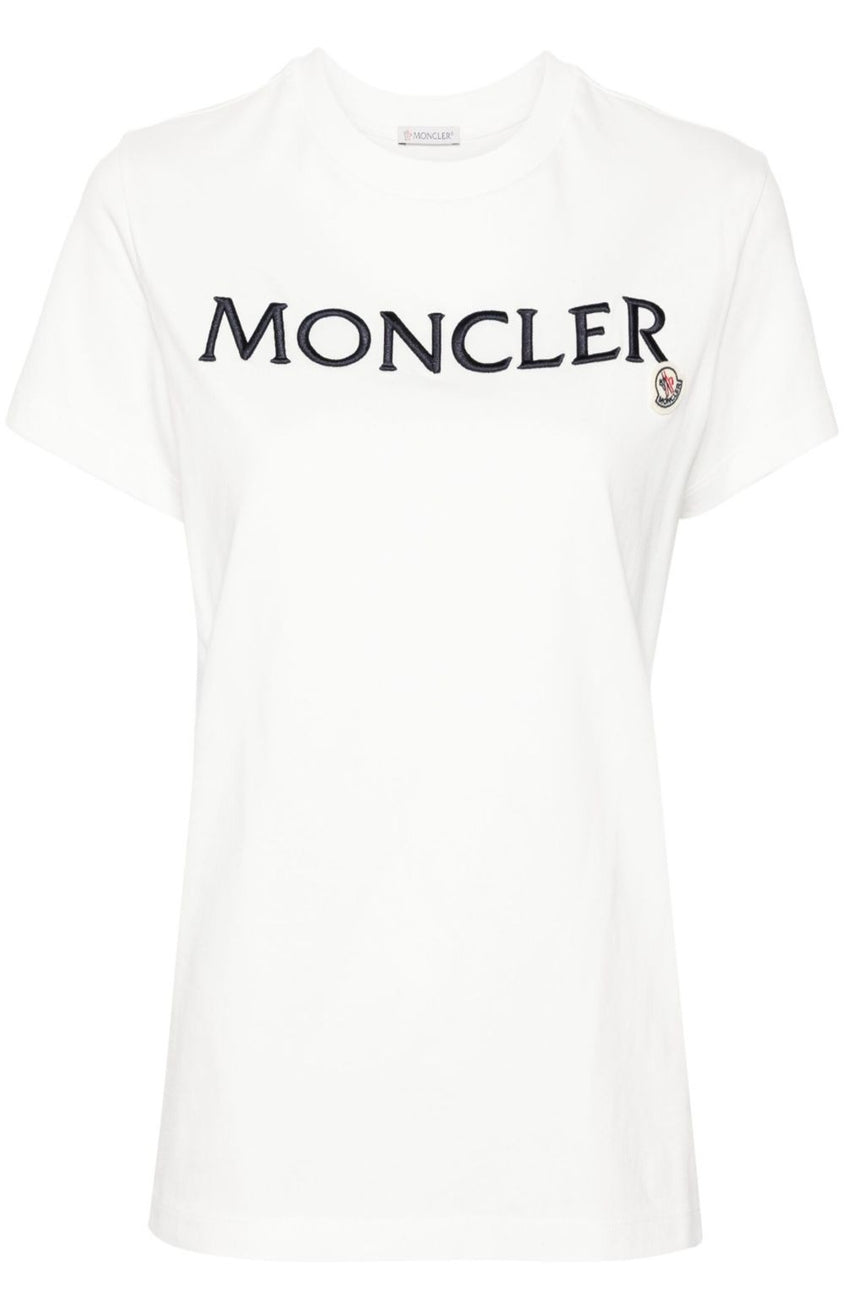 Logo-embroidered cotton T-shirt