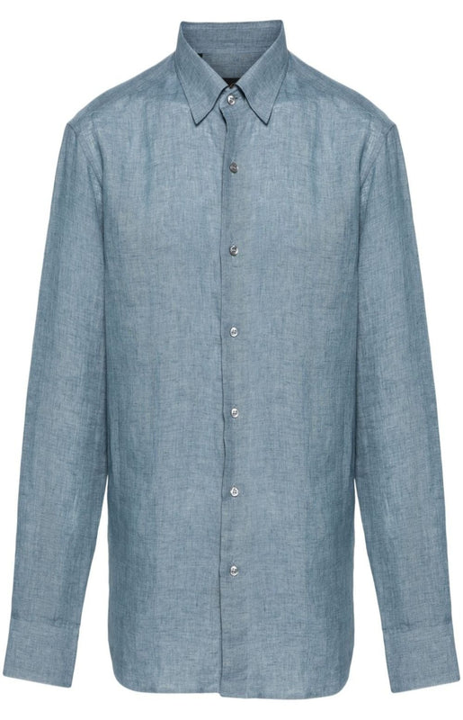 Chambray linen shirt