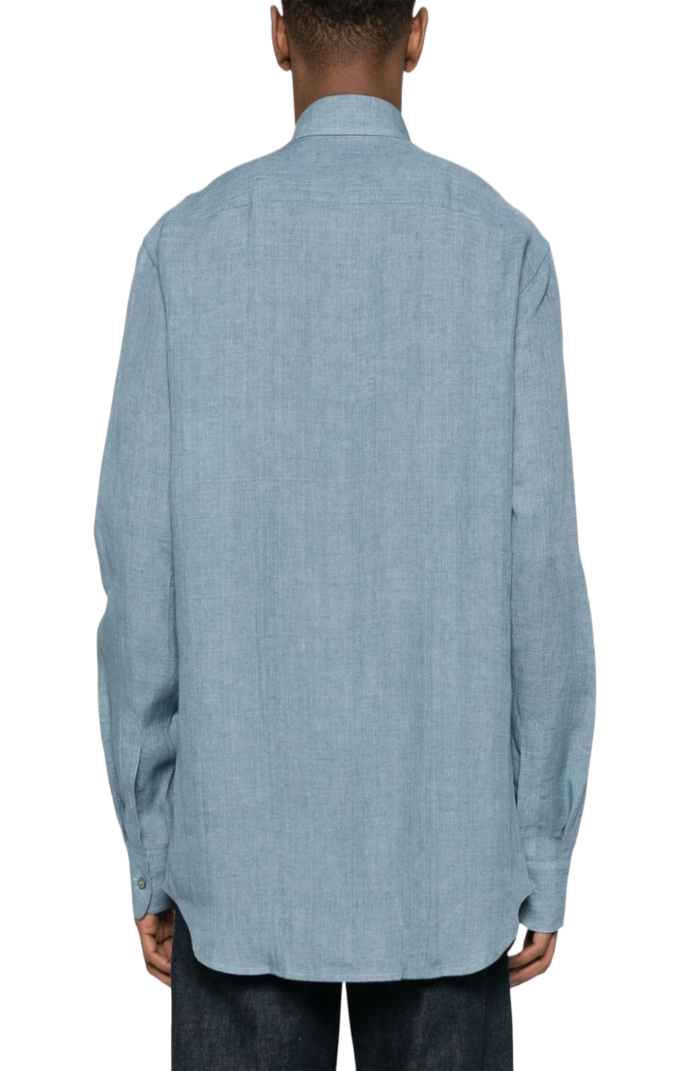 Load image into Gallery viewer, Chambray linen shirt