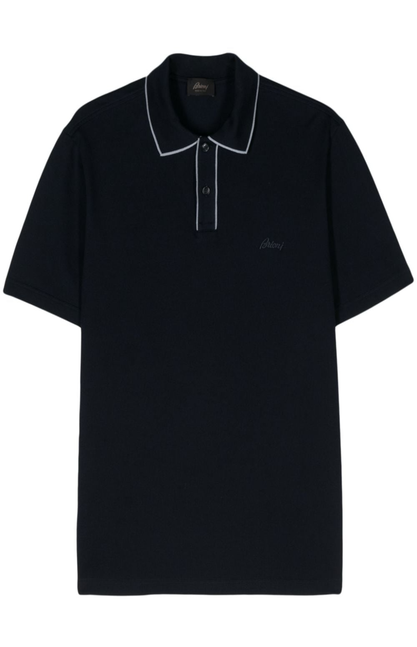 Logo-embroidered cotton polo shirt