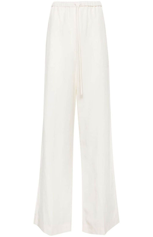 Fluid drawstring trousers