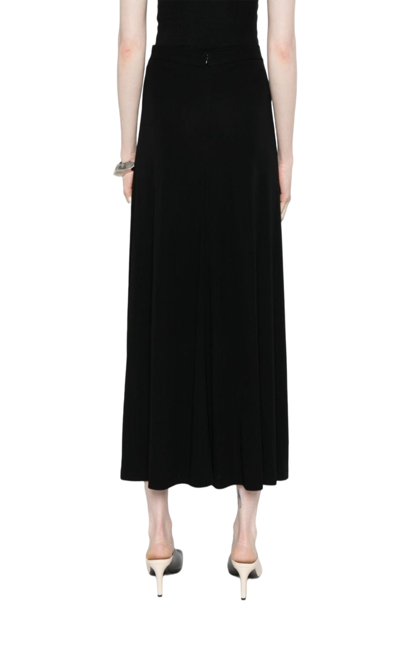 Load image into Gallery viewer, High-waisted midi skirt