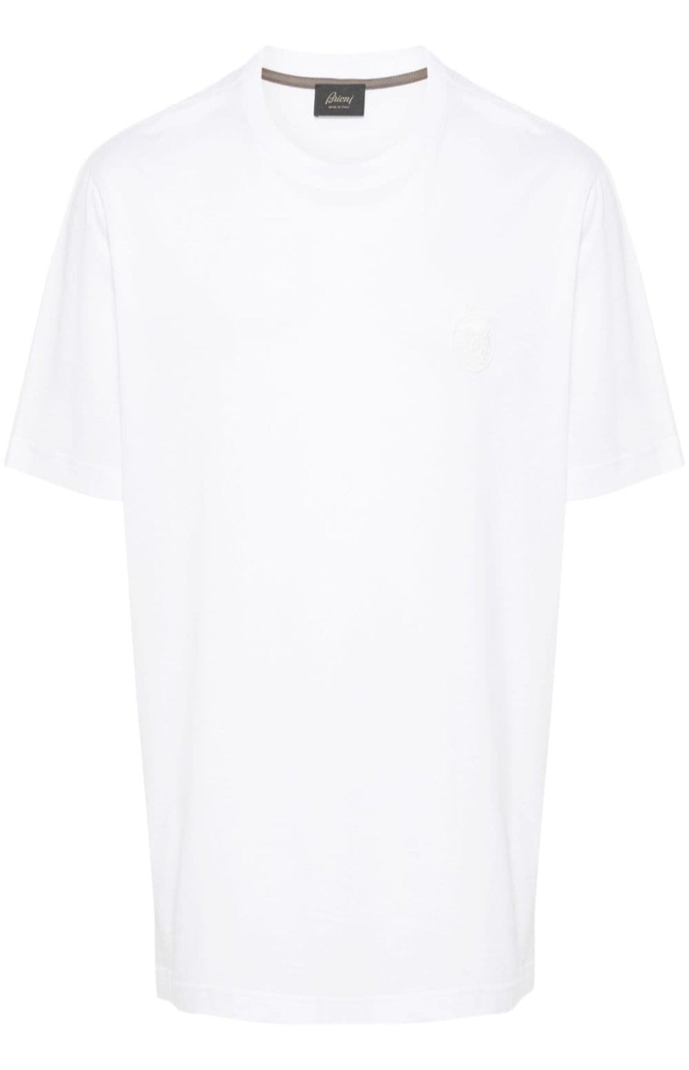 Embroidered-logo cotton T-shirt